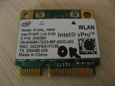 Placa wireless laptop Dell Precision M4400, Intel WiFi Link 5100, 512AN_HMW foto