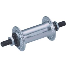 Butuc fata aluminiu, 36 gauri, argintiu, 9 x 140 mm, cale rulare cu bile, O.L.D. 100 mm