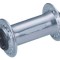 Butuc fata aluminiu, 36 gauri, argintiu, 9 x 140 mm, cale rulare cu bile, O.L.D. 100 mm
