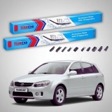 Cumpara ieftin Ștergătoare Kia Cerato I LD Hatchback 2004-2009 | Set Față Flat Premium &ndash; TeamCar&reg;