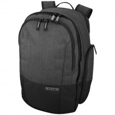 Rucsac Laptop, Ogio by AleXer, RL, 15 inch, 600D poliester, gri, breloc inclus din piele ecologica si metal foto