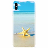 Husa silicon pentru Apple Iphone XS Max, Starfish Beach