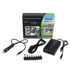 Incarcator universal laptop, priza si auto, 120w, 8 conectori MultiMark GlobalProd foto