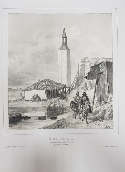 Auguste Raffet (1804-1860) - Tour de l&#039;horloge, 11 Iulie 1837