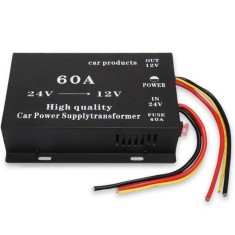 Convertor Tensiune Auto 60A transformator pentru 24V - 12V