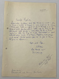 Ion Biberi - document vechi - manuscris, semnatura olografa