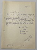 Ion Biberi - document vechi - manuscris, semnatura olografa