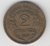 FRANTA - 2 Francs 1938 . LF1,16