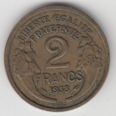 FRANTA - 2 Francs 1938 . LF1,16