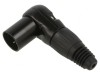 Mufă XLR 4 pini unghi 90&deg; neagră RAMP, CLIFF