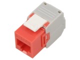 Modul RJ45 Roșu Goobay 90689 Compatibil IEEE 802.3af/at/at+ PoE