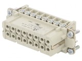 Conector HDC Mamă 16 PIN-uri 16 Inserturi de Contact