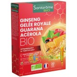 Ginseng cu Laptisor de Matca, Guarana si Acerola Ecologic/Bio 20fiole