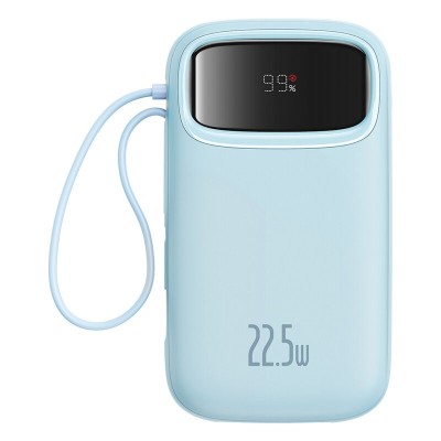 POWER BANK Baseus Qpow2 Digital Display, 20000mAh, 22.5W, 2 x USB Type-C output/input, 1 x Lightning, 1 x USB, include cablu USB Type-C la USB Type-C foto