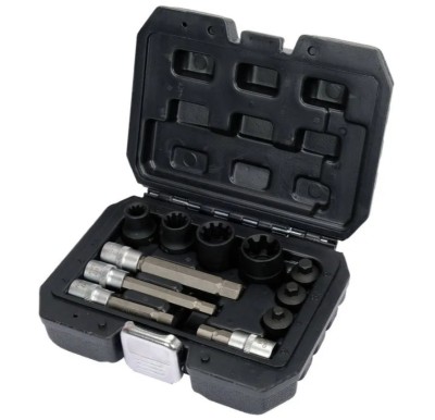 YATO Kit demontare etrier de frana, 1/2&amp;amp;quot;(12.5 mm), 3/8&amp;amp;quot;(10 mm), 11 piese foto