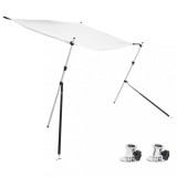 Cumpara ieftin Set extensie parasolar T-Top, alb, 174x205x(115-194) cm