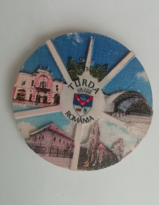 M3 C3 - Magnet frigider tematica turism - Turda - Romania 22 foto