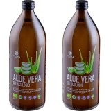 Pachet Aloe Vera Gel Ecologic/Bio 1L + 1L