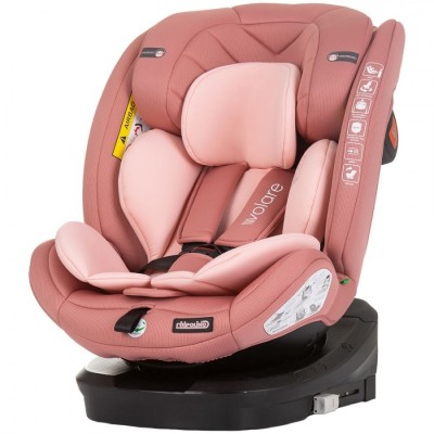 Scaun auto Chipolino Volare I-Size 40-150 cm flamingo cu sistem Isofix foto