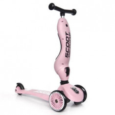 Trotineta pentru copii transformabila 2 in 1 Highwaykik 1, Rose, Scoot & Ride