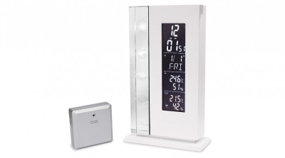 Statie meteo Technotrade Technoline WS 6600, simboluri meteo 3D imprimate cu laser in sticla - RESIGILAT foto