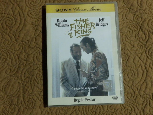 DVD film artistic comedie THE FISHER KING / Regele Pescar/film clasic colectie