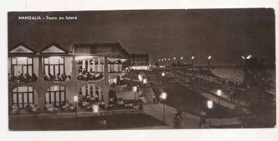 RF34 -Carte Postala- Mangalia, Pe Faleza, format lung, circulata 1964 foto