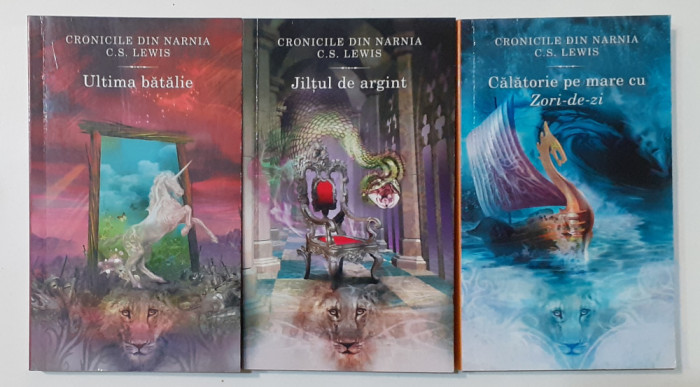 C.S Lewis Cronicile Din Narnia Jiltul De Argint Calatorie Pe Mare Ultima Batalie