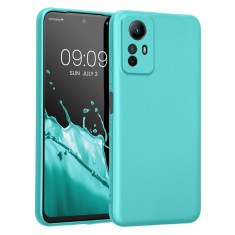 Husa Kwmobile pentru Xiaomi Redmi Note 12S, Verde deschis, Silicon, KWM000018CN008C