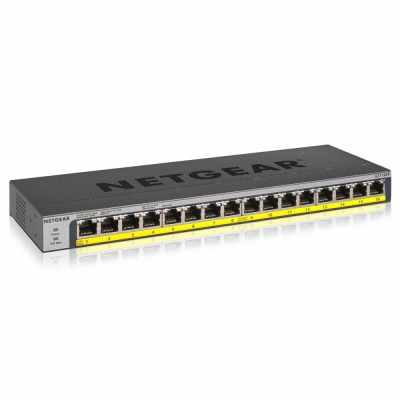 Switch Netgear GS116PP-100EUS 32 Gbps Negru foto