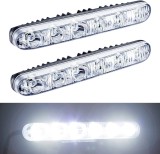 DRL LED 6 SMD Universal, Lumini de Zi Auto, Consum Redus, Montaj Facil