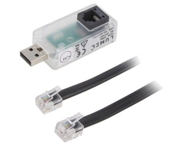Convertor RS232 la USB 5V Plastic Alimentat prin USB foto