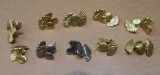 Lot 10 perechi Semne militare Infanterie pentru epoleti grade militare