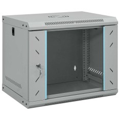 vidaXL Dulap de rețea cu depozitare Gri 53 x 45 x 45 cm Oțel