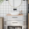VidaXL Blat de baie, 80x40x1,5 cm, lemn masiv de fag 355984