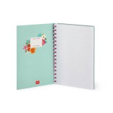 Carnet A5 - Large, Spiral, Lined - Flowers | Legami