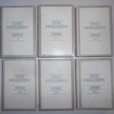 Ovid Densusianu - Opere 6 volume, seria completa (1968-1985, editie cartonata)