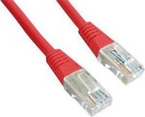 PATCH CORD UTP GEMBIRD Cat5e, cupru-aluminiu, 3 m, rosu, AWG26, &quot;PP12-3M/R&quot; /45505699 (timbru verde 0.08 lei)