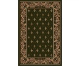 Cumpara ieftin Covor Model Bisericesc Lotos 15033-310, Marime 80 x 150 cm, Verde, Inaltime Fir 8 mm, Antialergic, Polipropilena, Manastire, Biserica, Altar, Naos, Pr