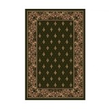 Covor Model Bisericesc Lotos 15033-310, Marime 80 x 150 cm, Verde, Inaltime Fir 8 mm, Antialergic, Polipropilena, Manastire, Biserica, Altar, Naos, Pr