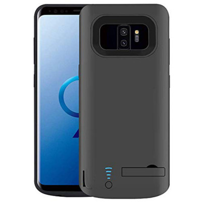 Husa pentru Samsung Galaxy S9 Plus cu Baterie de 6000mAh, Techsuit Power Pro, Black foto