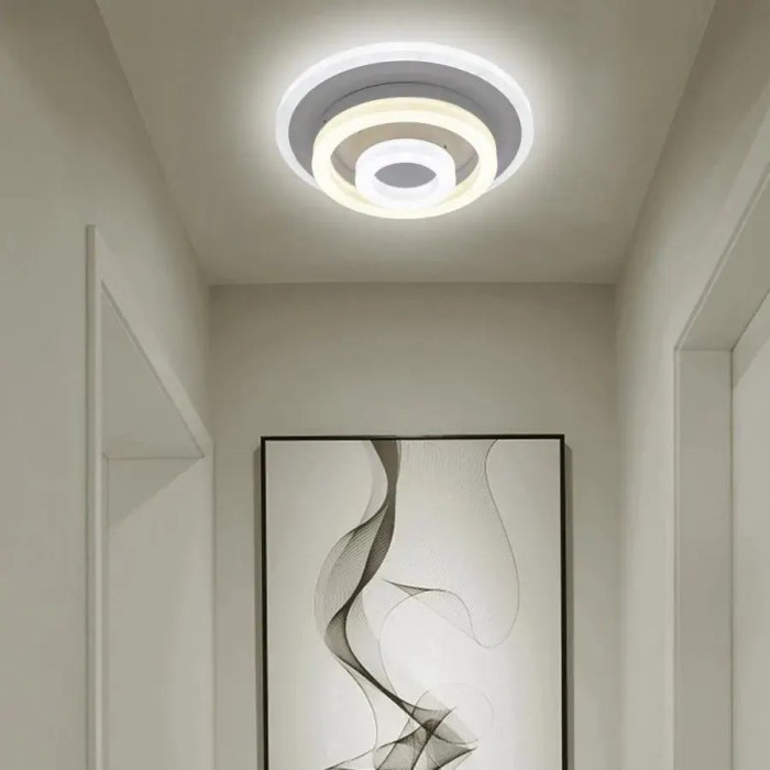 Lustra LED MILLIE, 24W, Diametru 20cm, lumina Calda/Neutra, Alb