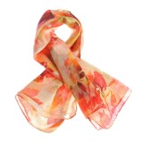 Esarfa matase cu imprimeu multicolor 50 x 50 cm