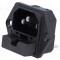 Conector alimentare AC SCHURTER soclu tata 10A 250VAC IEC 60320 6220