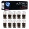 Set 10 becuri auto filament tungsten, R10W/BA15d, 24V, 10W