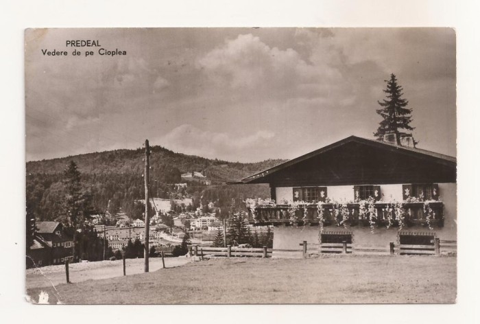 RF65 -Carte Postala- Predeal, vedere de pe Cioplea, circulata 1961