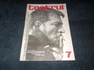 REVISTA TEATRUL NR 7 1966 foto