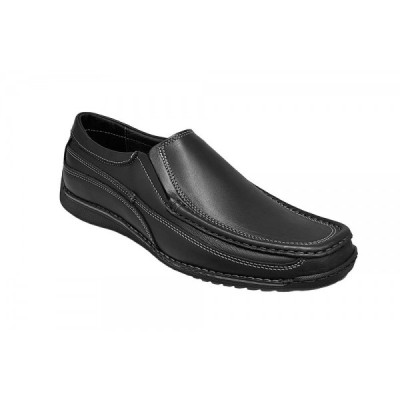 Pantofi barbati casual din piele naturala cu elastic Bleumarin, GKR110N foto