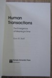 Gary H. Stahl - Human transactions