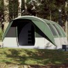 VidaXL Cort de familie tunel pentru 7 persoane, verde, impermeabil 94625